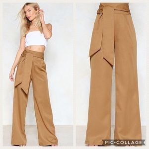 Nasty gal Wide High-Wasted Pants